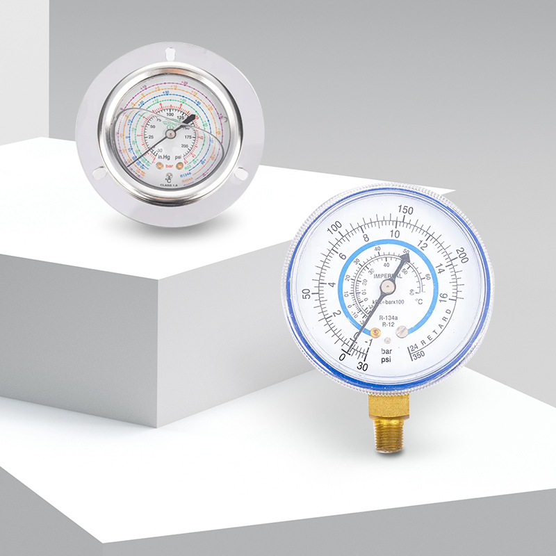 Contor de refrigerant/manometru de presiune a refrigerant